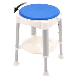 Tabouret de douche pivotant Santorin