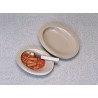 Assiette à Rebord Ovale AA5610, Fond Incliné, Hauts Rebords, MANOY