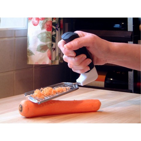 Râpe de Cuisine, Manche Ergonomique pour personnes âgées