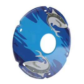 Paire de flasques fantaisie - Motif requins - 24"